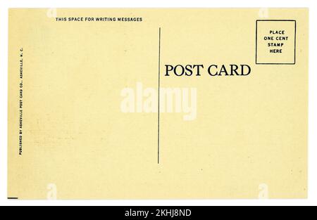 Original 1940's WW2 era American postcard Stock Photo