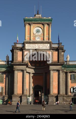 The Convitto Nazionale Vittorio Emanuele II school, Piazza Dante, Naples, Italy. Stock Photo