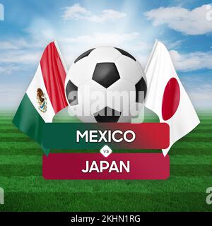 Mexico vs Japan national teams soccer football match competition