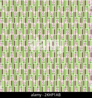 Green geometrical vector seamless pattern design. Can be used as a design of textile other fabric or wallpaper. Background isolated. Stock Vector