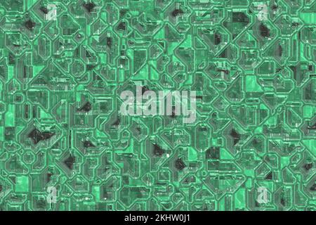 beautiful teal, sea-green optic crystals template computer graphic backdrop illustration Stock Photo