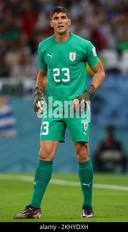 Ar Rayyan, Qatar. 24th Nov, 2022. Sergio Rochet of Uruguay during the FIFA World Cup 2022 match at Education City Stadium, Ar Rayyan. Picture credit should read: David Klein/Sportimage Credit: Sportimage/Alamy Live News Stock Photo