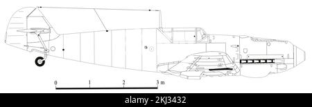 Messerschmitt Bf 109E-1 Stock Photo