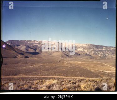 Project 24 - Operation Hardtack (Enewetak/Bikini/Johnnston Island Area) Detonation. BLANCA tunnel, just prior to blast. Photographs of Atmospheric Nuclear Testing at Pacific Island and Nevada Test Sites. Stock Photo