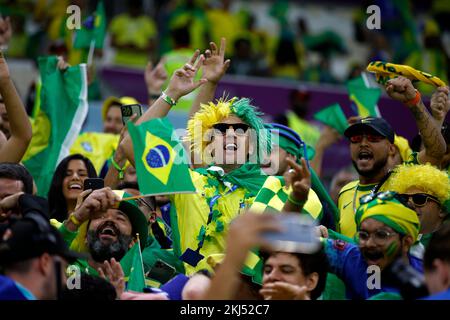 Brasil x Sérvia: fotos da torcida e do jogo pela Copa do Mundo