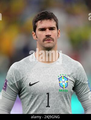 Alisson 's Brazil Match Shirt, World Cup Qualifiers 2022