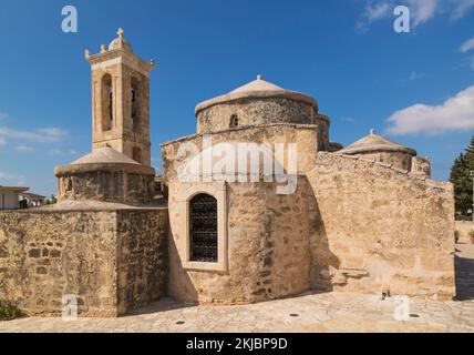 Agia Paraskevi Byzantine Church, Geroskipou village near Pafos, Cyprus. Stock Photo