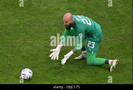 DOHA, Qatar. , . Vanja Milinkovic-Savic Goalkeeper 23 of Serbia, Credit: SPP Sport Press Photo. /Alamy Live News Stock Photo