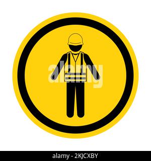 Symbol Wear Life Jacket Isolate On White Background Stock Vector