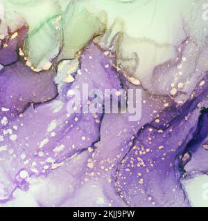 Alcohol ink illustration featuring transparent colors with hints of ...