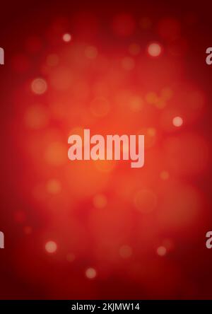 Bokeh glitter red abstract background for christmas and all design. Stock Vector
