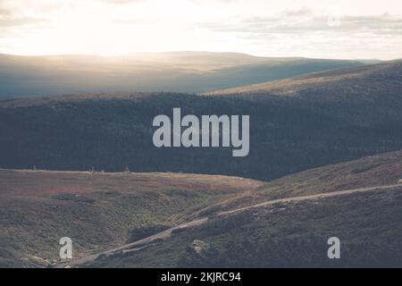 Nipfjället nature reserve. Mountains in Idre, Sweden. Stock Photo