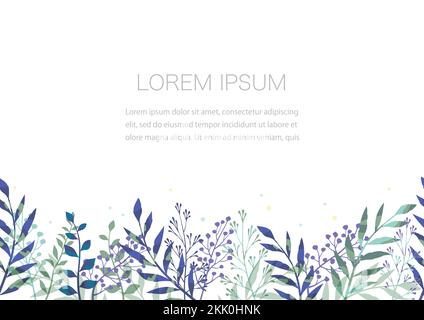 Seamless Floral Background Isolated On A White Background, Vector Illustration. Horizontally Repeatable. Stock Vector