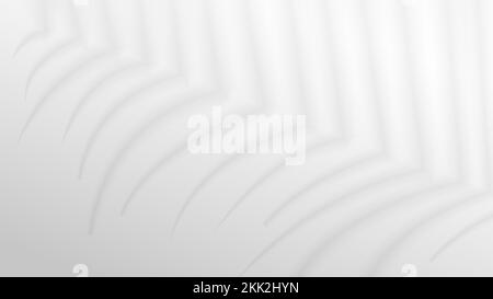 Tropical palm leaf shadow on white wall background. Vector illustration Stock Vector