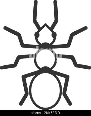 ant logo vector element design illustration Stock Vector