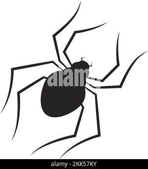 this is spider unique logo vector illustration Stock Vector