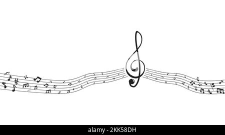 music scale logo design. music note sign or symbol. musical scale icons ...