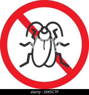 cockroach vector element illustration design Stock Vector