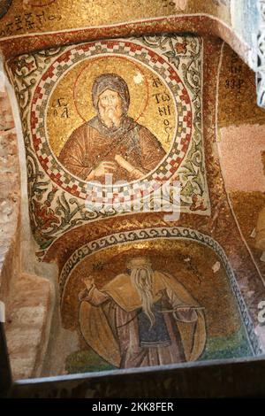 Located in Istanbul, Turkey, Fethiye Mosque is actually an ancient Byzantine Church. It was converted into a mosque after the conquest of Istanbul. Stock Photo