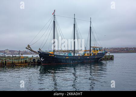 Halifax, Canada - November 1, 2018: Tall Ship Silva in Halifax Stock Photo