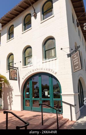 Santa Barbara, USA - March 16, 2019:  Ronald Reagans Ranch center as cultural meeting place in Santa Barbara. Stock Photo