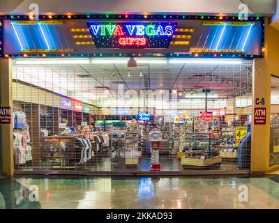 the gift shop in the stratosphere in Las Vegas is closed by night