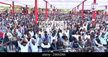 Jaipur, India, November 25, 2022: Tachers take part in state level educational conference of Rajasthan Teachers Association in Jaipur. Credit: Sumit Saraswat/Alamy Live News Stock Photo