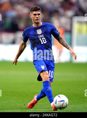 USA's Christian Pulisic During The FIFA World Cup Group B Match At The ...