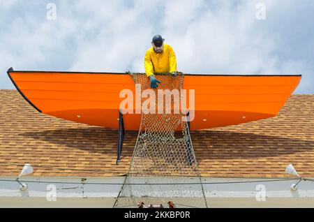 Mac's Shack Seafood Restaurant. Wellfleet, Massachusetts. Cape Cod Stock Photo