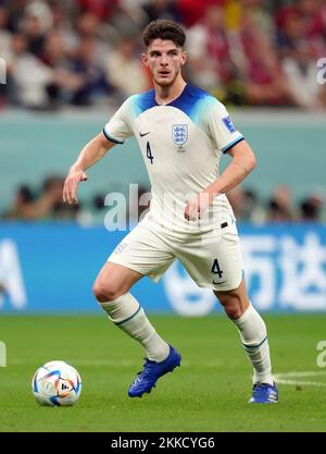 AL KHOR - Declan Rice of England during the FIFA World Cup Qatar 2022 ...