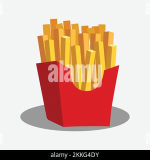 Chips Icon. Fast Food Concept, Cartoon of Sickle Vector Icon for Web Design Isolated on White Background - Vector. Vector illustration Stock Vector