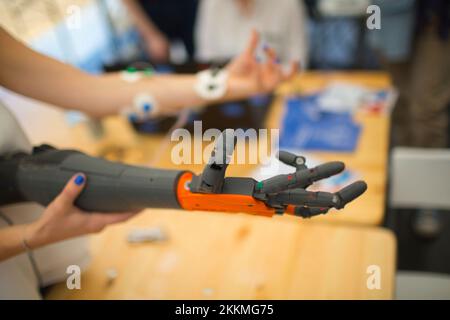 Robotic hand Stock Photo