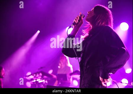 Doncaster, UK. 25th Nov, 2022. Tom Ogden, lead singer of the Blossoms performs live at The Doncaster Dome in Doncaster. (Photo by Robin Burns/SOPA Images/Sipa USA) Credit: Sipa USA/Alamy Live News Stock Photo