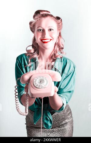 Rotary phone hi-res stock photography and images - Alamy
