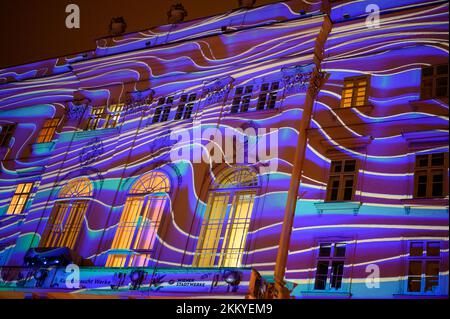 vienna, austria, 24 nov 2022, advent markte in area museumsquartier Stock Photo