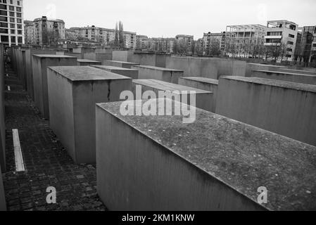 berlin, germany. November 2022. The holocaust monument in Berlin. High quality photo Stock Photo