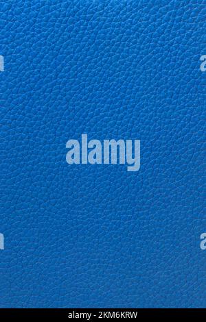 blue genuine calfskin. leather texture background Stock Photo