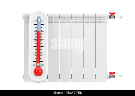 High temperature of the warm water - hot and boiling liquid is measured by  thermometer. Vector illustration Stock Photo - Alamy