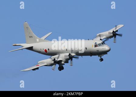 Kanagawa Prefecture, Japan - May 02, 2007: Japan Maritime Self-Defense Force Lockheed Martin P-3C Orion anti-submarine and maritime surveillance aircr Stock Photo