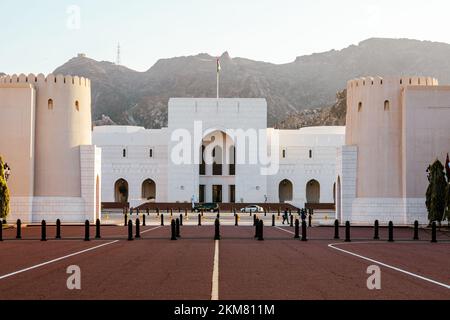 MUTRAH, MUSCAT, OMAN - NOVEMBER 14, 2022: National museum of Oman in Muscat, Oman. Arabian Peninsula. Stock Photo