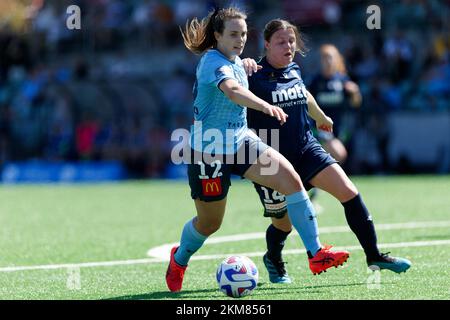 Sydney, Australia. 26th Nov, 2022. Referee Georgia Ghirardello stops ...