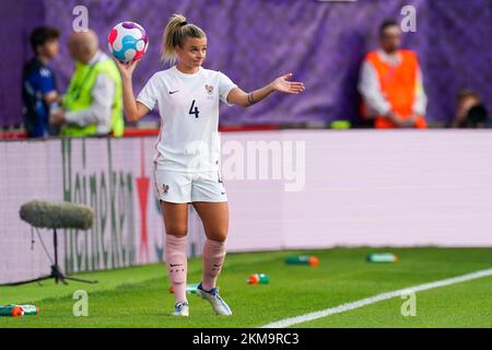 July 1, 2022, Rome, France: Marion Torrent of France, My Le Thi Diem of  Vietnam (left) during the International Women's Friendly football match  between France and Vietnam on July 1, 2022 at