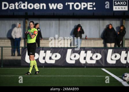 Zulte, Belgium. 26th Nov 2022. head coach Kenny Engels of Zulte-Waregem ...