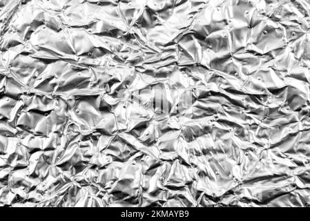 Crushed metallic aluminum gold foil background texture digital