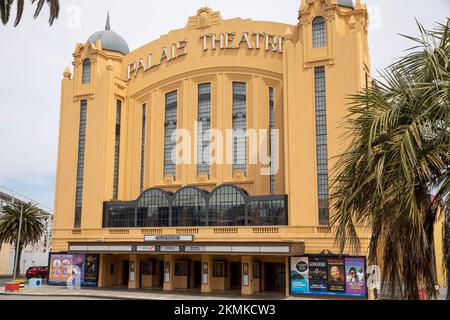 Palais Theatre art deco venue and Australia's largest seated theatre, in the beach suburb of St Kilda Melbourne ,Victoria, Australia Stock Photo