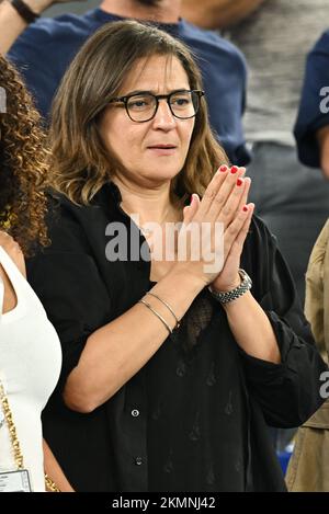 Fayza Lamari, Mother's of Kylian Mbappe attends France v Danemark match of the Fifa World Cup Qatar 2022 at Stadium 974 in Doha, Qatar on November 26, 2022. Photo by Laurent Zabulon/ABACAPRESS.COM Stock Photo