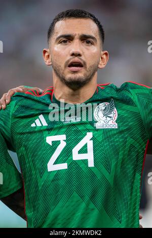 Lusail, Qatar. 27th Nov, 2022. Luis Chavez of Mexico during the FIFA World Cup Qatar 2022 Group C match between Argentina and Mexico at Lusail Stadium in Lusail, Qatar on November 26, 2022 (Photo by Andrew Surma/ Credit: Sipa USA/Alamy Live News Stock Photo