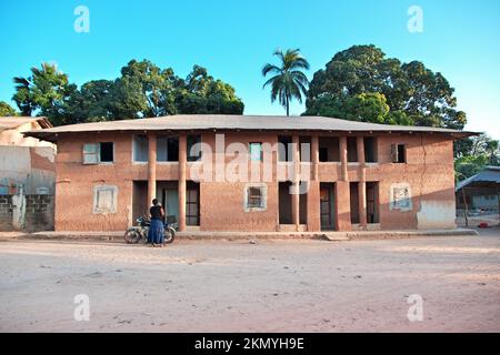 Diola Museum in Mlomp village, Casamance, Ziguinchor Region, Senegal Stock Photo