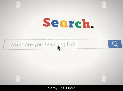 Well retrieve whatever you need. a search engine homepage - ALL design on this image is created from scratch by Yuri Arcurs team of professionals for Stock Photo