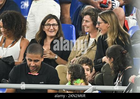 Fayza Lamari, Mother's of Kylian Mbappe attends France v Danemark match of the Fifa World Cup Qatar 2022 at Stadium 974 in Doha, Qatar on November 26, 2022. Photo by Laurent Zabulon/ABACAPRESS.COM Stock Photo